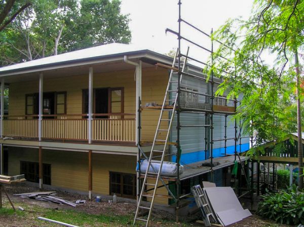 paint prepping external house